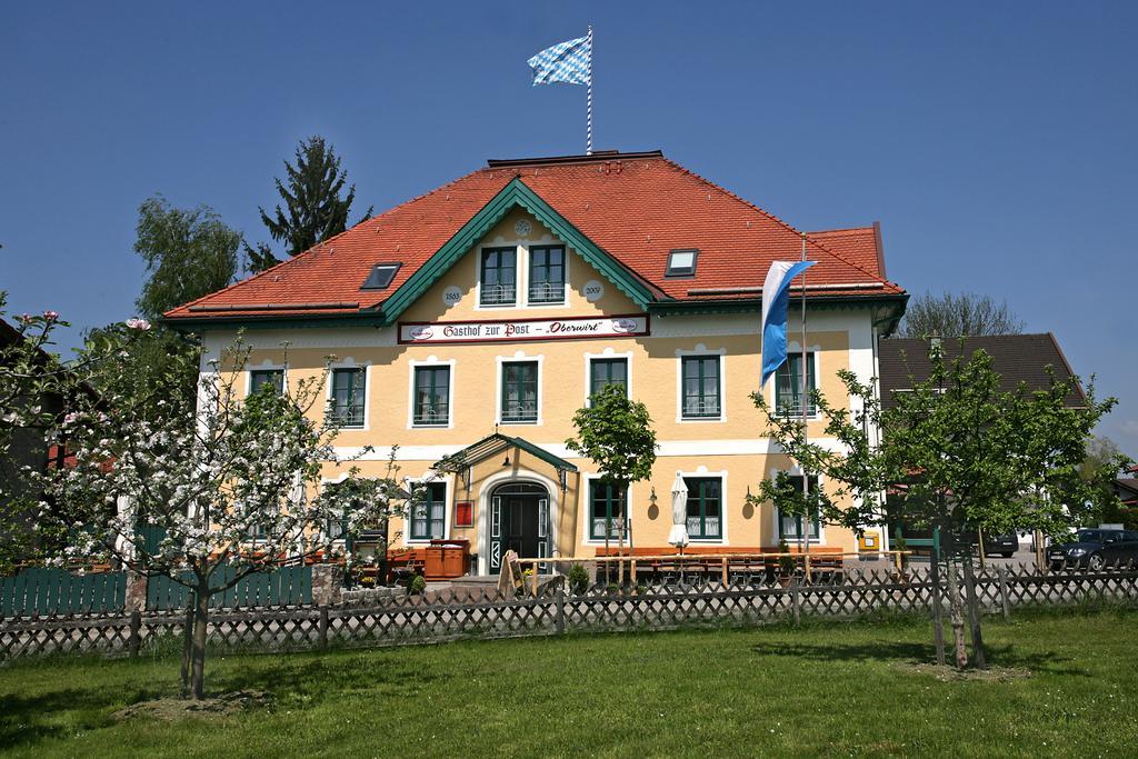 Gasthof Zur Post Oberwirt Chieming Exteriér fotografie